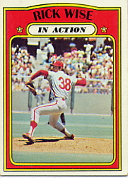 1972 Topps Baseball Cards      044      Rick Wise IA